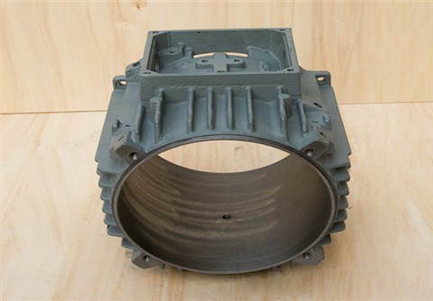 铸铁电机壳高能效电机90立机机座外壳